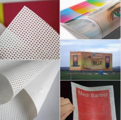 Delikli Mesh Branda baskı